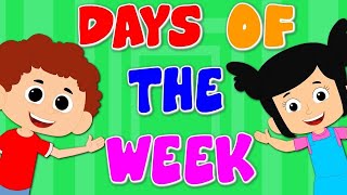 Days of the Week  Learn Week Days for Kids  Sunday Monday Tuesday Learntogrow2407 [upl. by Greenland809]