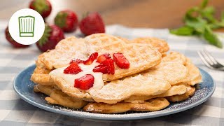 Vegane Waffeln backen  Chefkoch [upl. by Rorry]