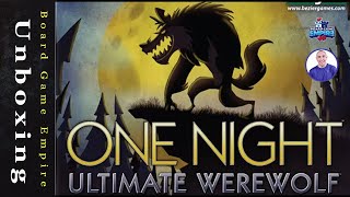 One Night Ultimate Werewolf Unboxing  Bezier Games [upl. by Pappas136]