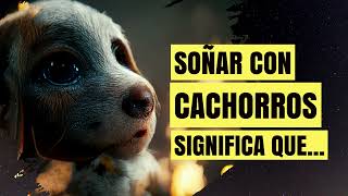 Significado de soñar con Perros PEQUEÑOS o CACHORROS 👈🏽  Interpretación de los sueños ✨ [upl. by Saerdna]