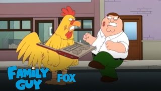 Epic Chicken Fight  Season 10  FAMILY GUY [upl. by Semela]