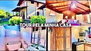 TOUR completo pela minha CASA Rústica DIY🏠 [upl. by Seve636]