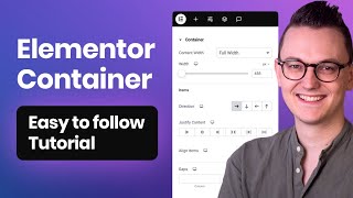 Elementor Flexbox Container Tutorial  EXPLAINED [upl. by Maurita766]