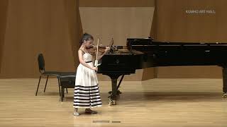 Eugène Ysaÿe Sonata for Solo Violin No3 in d minor quotBalladequot 금호영재콘서트최수진 바이올린 11yrs [upl. by Thurston]