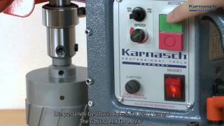 Karnasch KATV100 Mag Drill ART20 8007 Cutwel TV [upl. by Sualk]