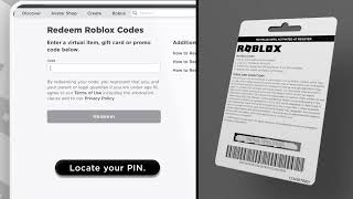 How to redeem a Roblox Gift Card [upl. by Eissat]