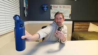 Smart Water Bottle Unboxing and review  WaterH Best insulated smart water bottle Amazon Review [upl. by Collis]