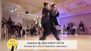 Amelia amp Matthew  Farewell Milonga Studio ICA Plus  44  Será Una Noche by Pugliese タンゴ 탱고 [upl. by Obediah927]