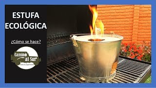 🔥♻️ ESTUFA muy ECOLÓGICA  Sin leña Sin Gas ♻️ [upl. by Aicyla]