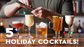 5 WINTER COCKTAILS to try this holiday season [upl. by Arod]