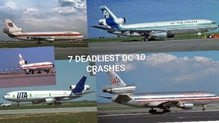 7 Deadliest McDonnell Douglas DC 10 crashes song Its been so long slowed [upl. by Woody]