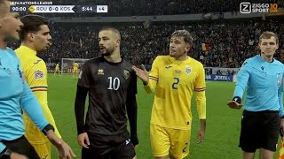 Romania vs Kosovo  00  The match was stopped because kosovo player racism  Nations League 2024 [upl. by Nottage]