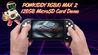 PowKiddy RGB10 Max 2 Plug amp Play 20000 Games Loaded 128GB Micro SD Card Demo amp Purchase Link [upl. by Frankhouse]