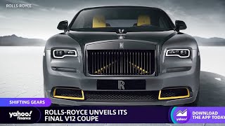 RollsRoyce unveils its final Wraith Black Arrow V12 Coupe [upl. by Gneh]