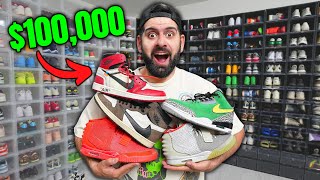 MY ENTIRE 100000 SNEAKER COLLECTION 2023 INSIDE MY INSANE SHOE CLOSET [upl. by Marianne]