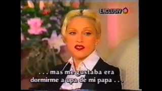 Madonna  Interview  360  1294 Argentinian TV [upl. by Ahsirak688]