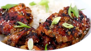 Quick and Easy Honey Garlic Chicken Thighs [upl. by Cohberg362]