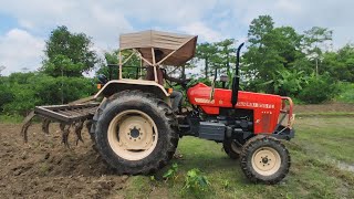 Swaraj 855 FE With Kaltivator Farming  Swaraj Tractor Video  Tractor Wala Video [upl. by Haziza]