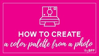 How to create a color palette from a photo using Adobe Color its free [upl. by Girovard]