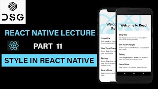 React Native lectures in Hindi 11 Style in React Native  style Type [upl. by Gunnar]