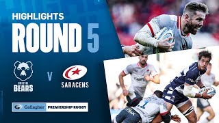 Bristol v Saracens  HIGHLIGHTS  HatTrick Double amp Last Min Win  Gallagher Premiership 202425 [upl. by Hallee]