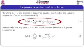 Solution of laguerres equation MATH [upl. by Serra689]