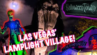 HALLOWEEN TOWN in LAS VEGAS LAMPLIGHT DISTRICT [upl. by Nylg]