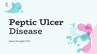 Peptic Ulcer Disease [upl. by Liryc]