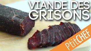 Recette de viande des grisons  Ptitchefcom [upl. by Diarmid]