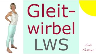 🥭 18 min Gleitwirbel im LWS  Bereich stabilisieren und entspannen ohne Geräte im Stehen [upl. by Nylanej]