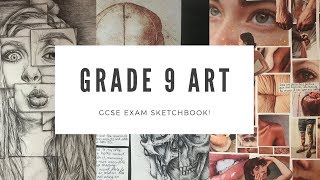 GCSE GRADE 9 A EXAM SKETCHBOOK [upl. by Oyek898]