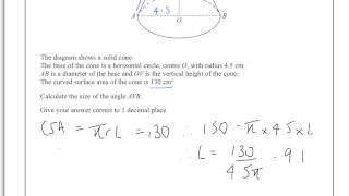 Edexcel iGCSE Mathematics A 4MA04HR January 2014 Q21 [upl. by Caputo]