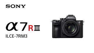 Product Feature  Alpha 7R III ILCE7RM3  Sony  α [upl. by Yenaiv]