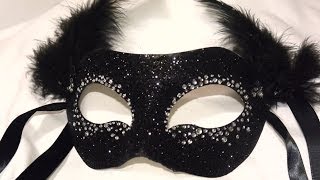 Masquerade Mask quot Night Skyquot DIY [upl. by Aramal216]