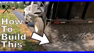 Install a Gravel Driveway 4 steps in 5 minutes [upl. by Nnyla]