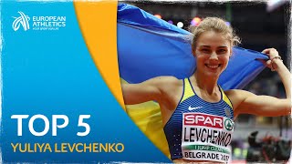 Yuliya Levchenkos STUNNING TOP 5 European Championship Performances [upl. by Halimeda]