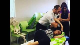 Osteopathic Articulation Techniques for the shoulder and upper back with OMT Training [upl. by Nnadroj]