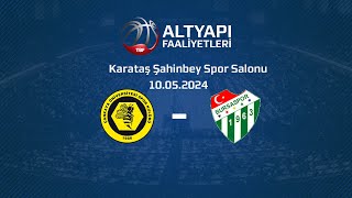 Çankaya Üniversitesi – Bursaspor U18 Erkekler Türkiye Şampiyonası Çeyrek Final [upl. by Sorce]