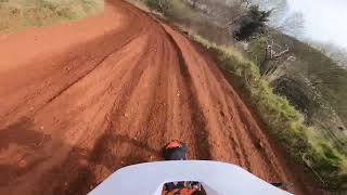 Bromsberrow Mx track AMCA 1st round of the Over 50s South West Championship 1st race 3422 part 2 [upl. by Aivatahs]