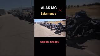 ALAS MC 🏍️🏍️ Salamanca 🔥 Fiesta con Cadillac Shadow Rock And Roll Party 🏍️🔥Folsom Prison [upl. by Aennil]