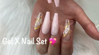 Aprés Gel X  Nail Set  Watch Me Work [upl. by Florette]