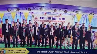 Bru Baptist Assembly 16 ma 2024 ni report [upl. by Amliv]