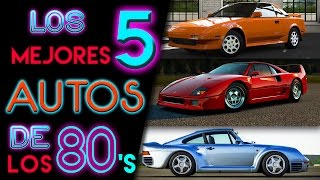 Los 5 MEJORES AUTOS CLÁSICOS de los 80s [upl. by Okun327]