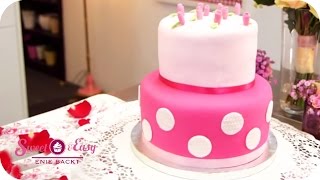 Hochzeitstorte mit Erdbeeren backen  Sweet amp Easy  Enie backt  sixx [upl. by Ennaylime259]