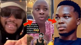 Fella Makafui Bore and clash with Haters And Medikal Fans On TikTok [upl. by Willmert]