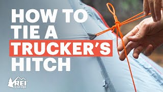 How to Tie a Truckers Hitch [upl. by Leund]