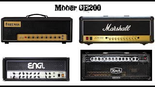 Mooer GE200  High Gain Amps  custom IR cab 7 strings ed [upl. by Levania69]