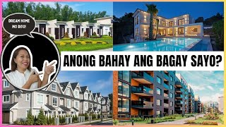 TYPES OF HOUSES FOR SALE BY PHILIPPINE DEVELOPERS [upl. by Chute138]