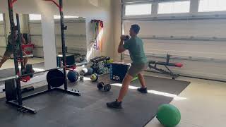 Dumbbell Lateral Lunges Workout Move Demonstration [upl. by Knudson]