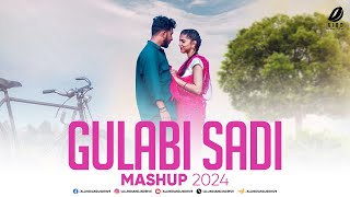 Gulabi Sadi Remix  New Marathi DJ Song  Marathi Love Song [upl. by Adian]